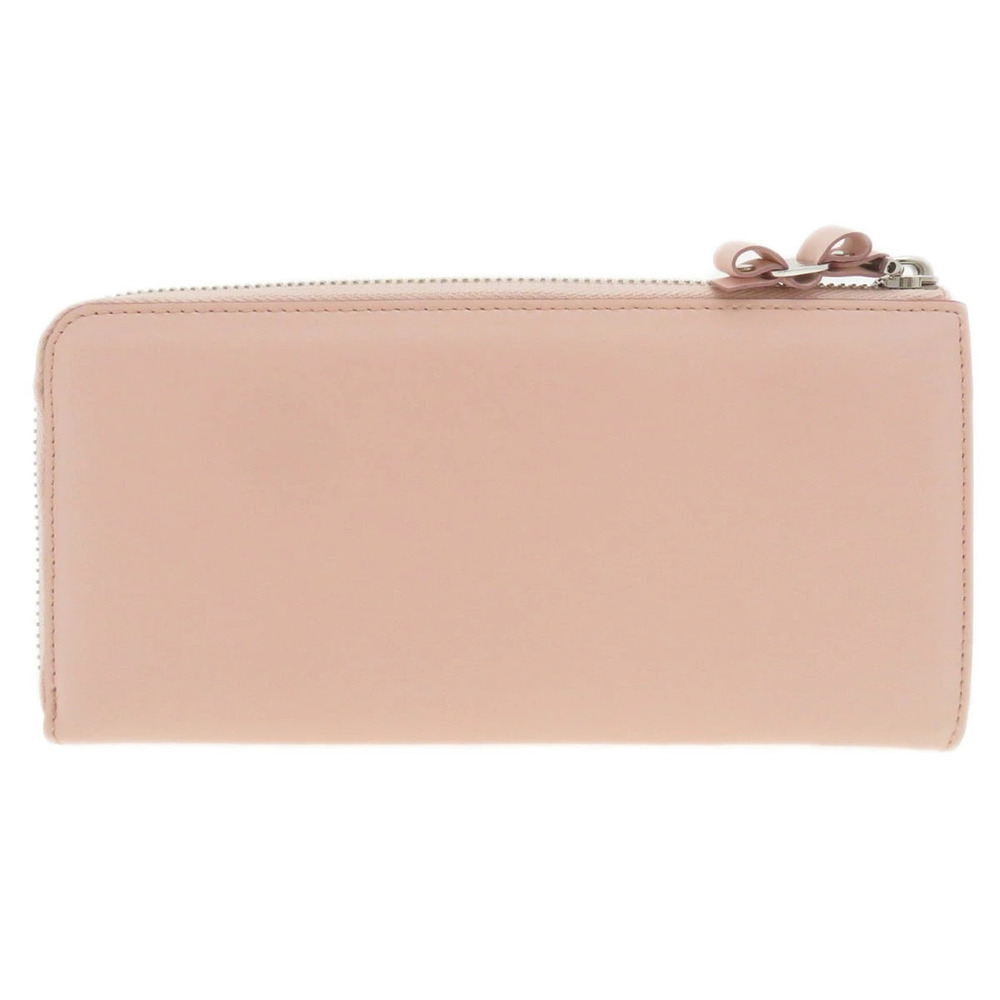 Salvatore Ferragamo Wallet Rion Calfskin Long Vara Black